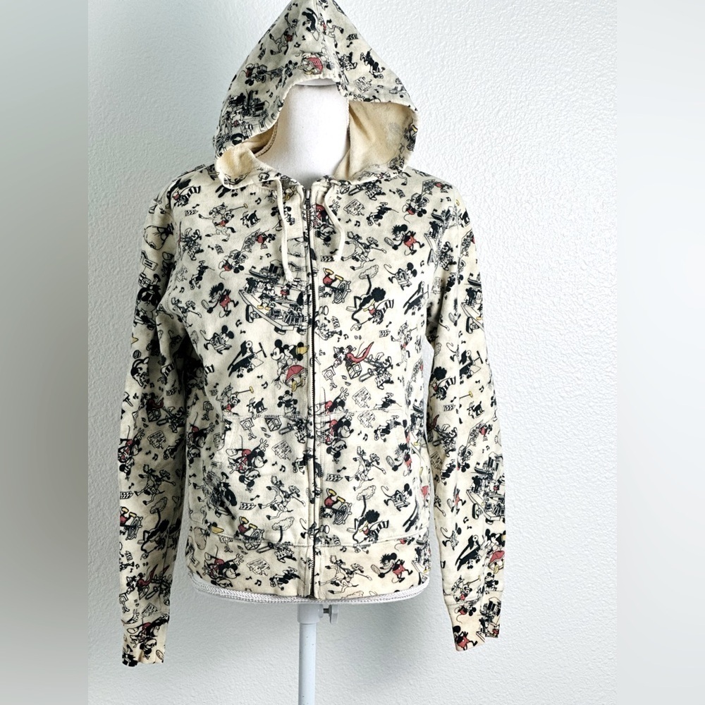 Disney Classic Collection Zip Up Hooded Jacket Size Large